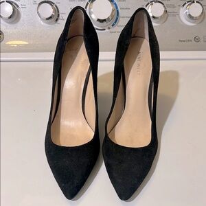 Nine West Black Suede Heels